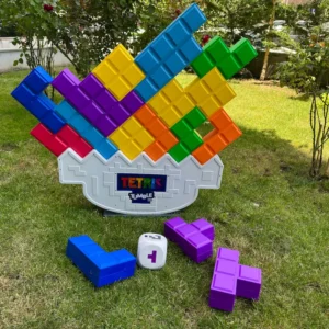 tetris gigant de inchiriat joc de echilibru pentru evenimente