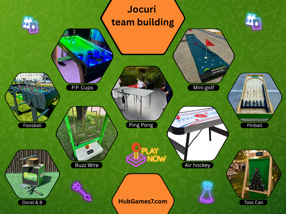 9 Jocuri de Team Building care Chiar Apropie Echipa